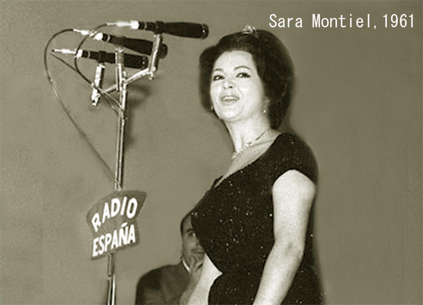 Sara Montiel en Radio España en 1961
