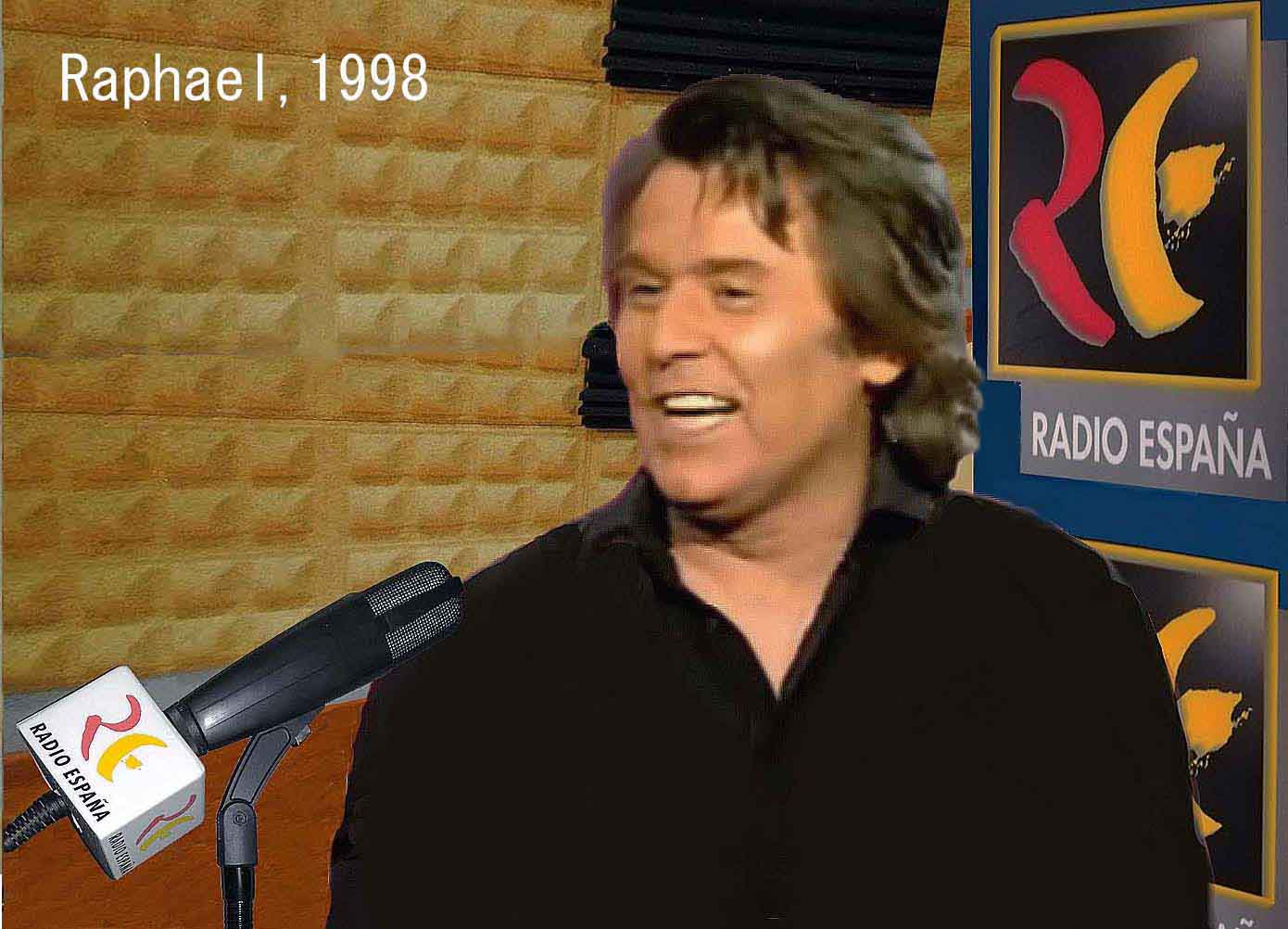 Raphael en Radio España en 1998